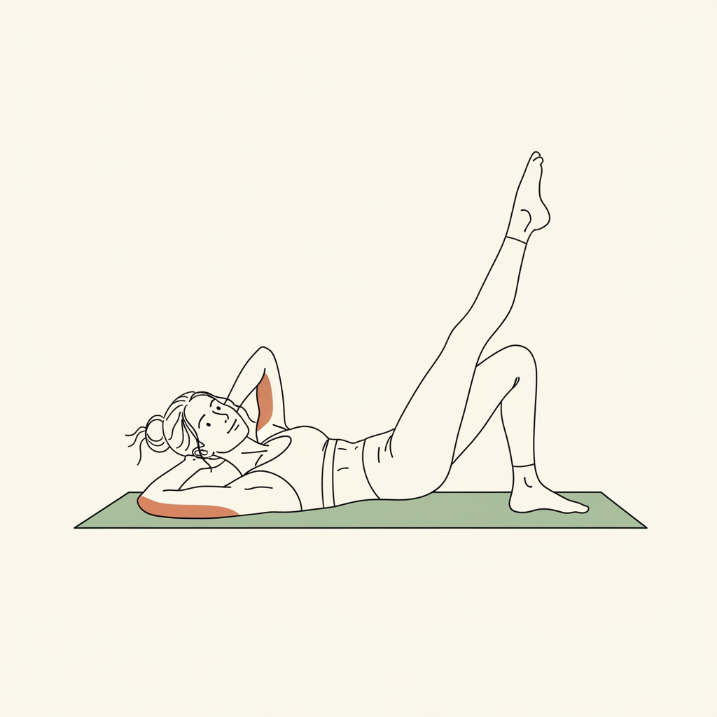 Illustration of Alternating Leg Lowers