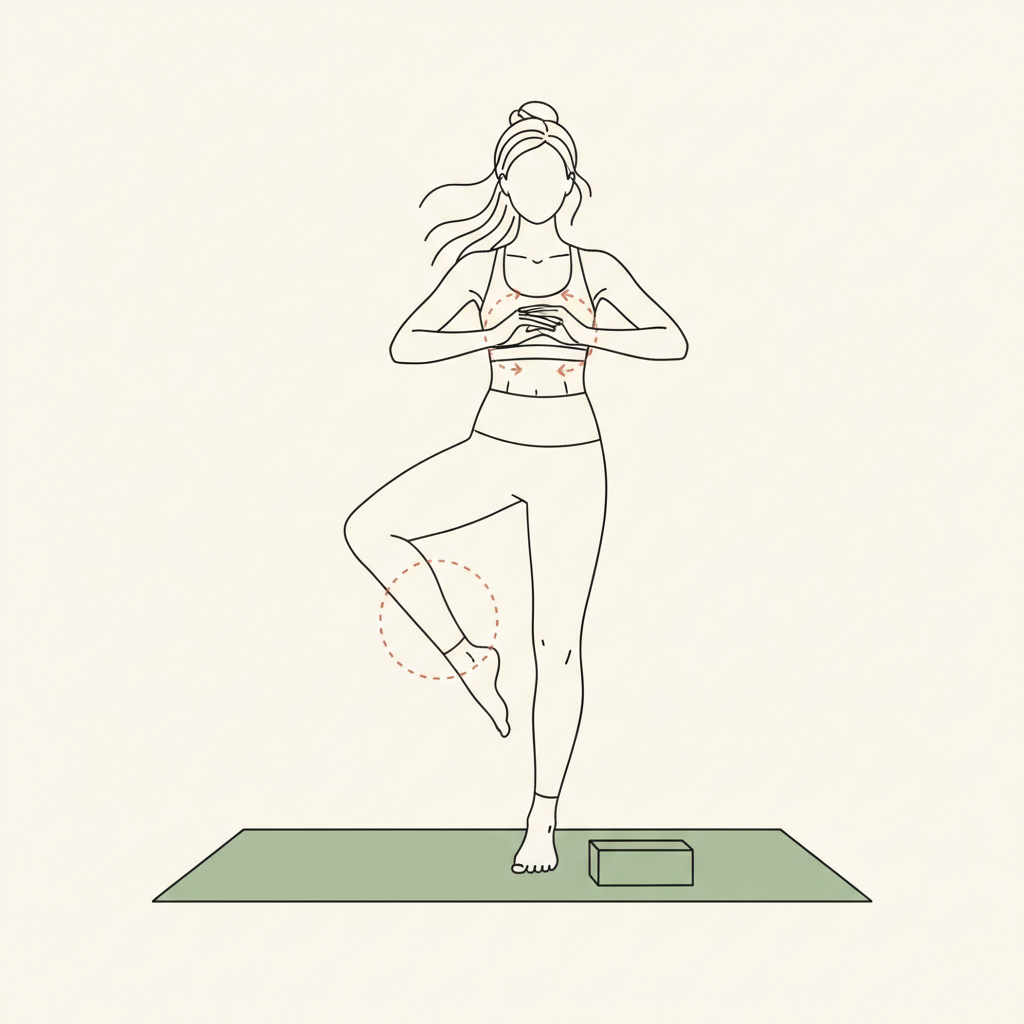 Illustration of Ankle Circles & Wrist Rolls