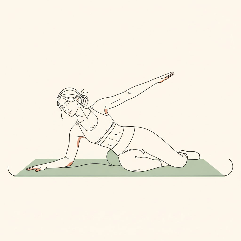 Illustration of Book Openers (Side-lying)
