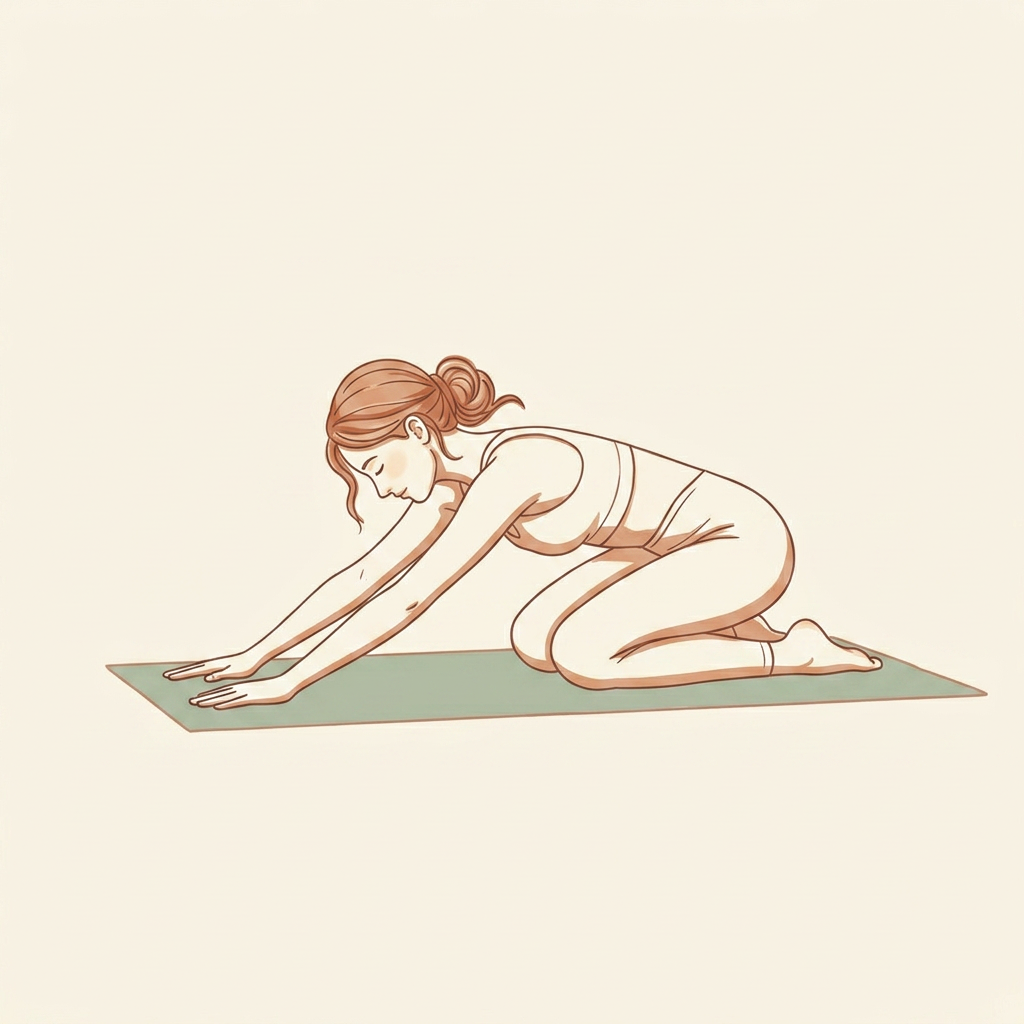 Illustration of Child's Pose