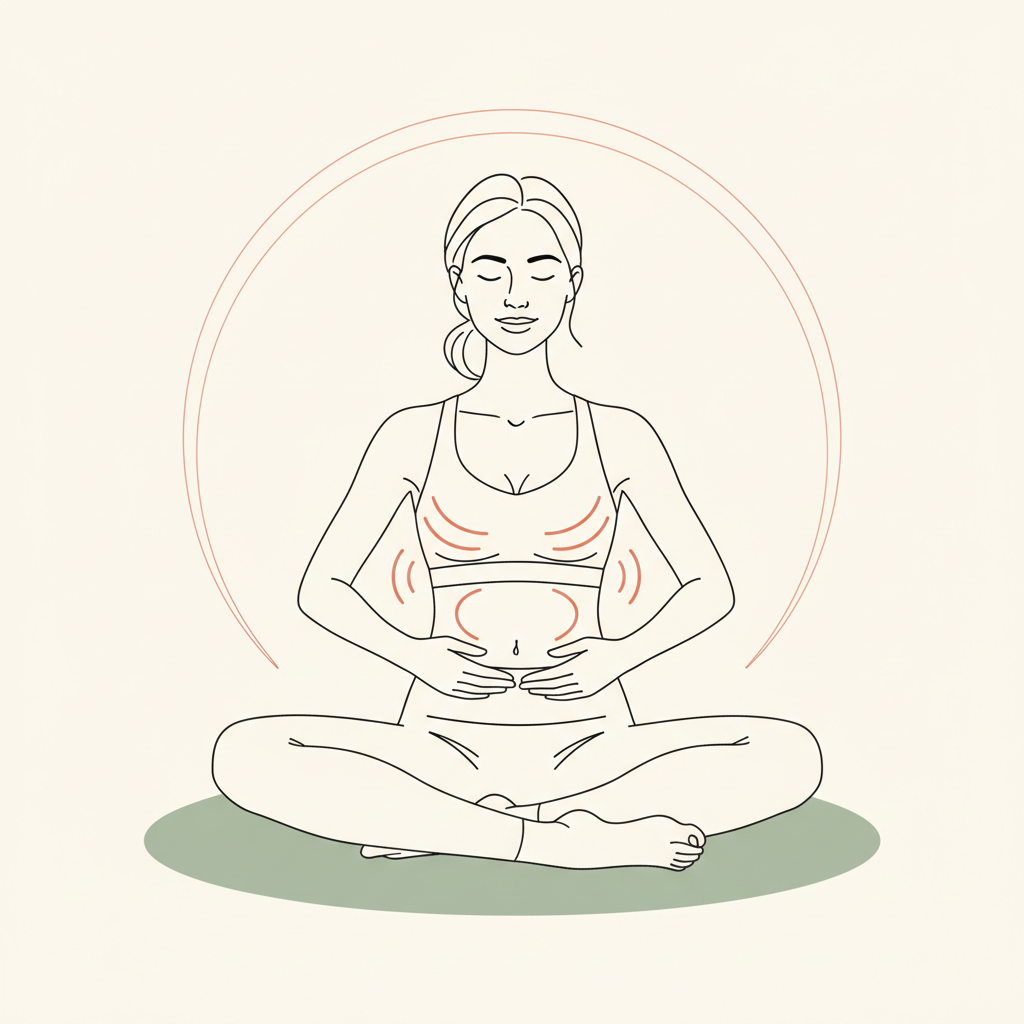 Illustration of Deep Belly Breaths