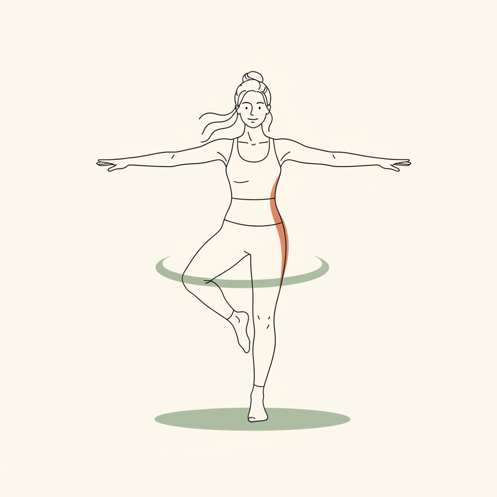 Illustration of Hip Circles (Standing)