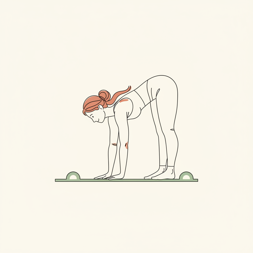 Illustration of Inchworm (to plank stand)
