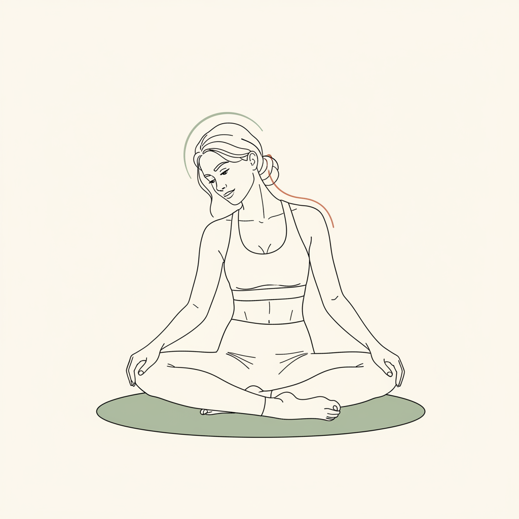 Illustration of Neck Circles (slow & gentle)