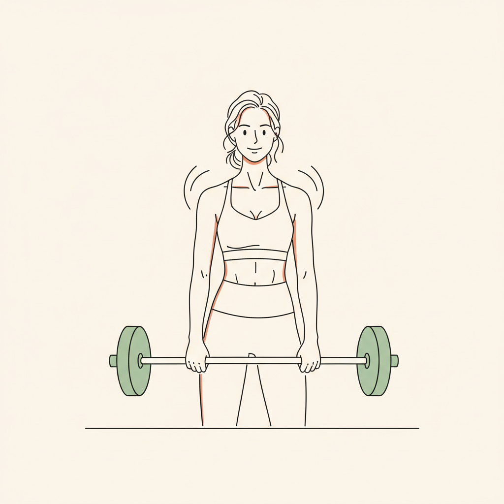 Illustration of Shoulder Shrugs & Rolls