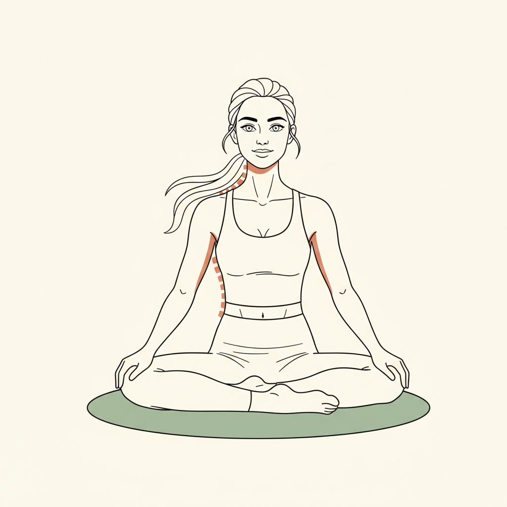 Illustration of Spinal Waves (Seated)