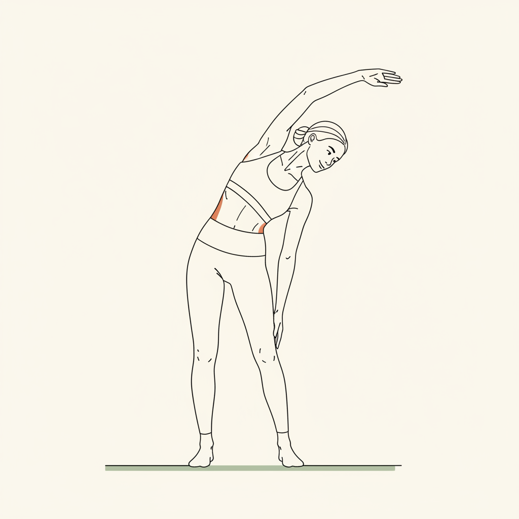 Illustration of Standing Side Bend