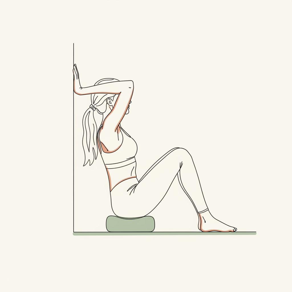 Illustration of Wall Angel (seated or standing)